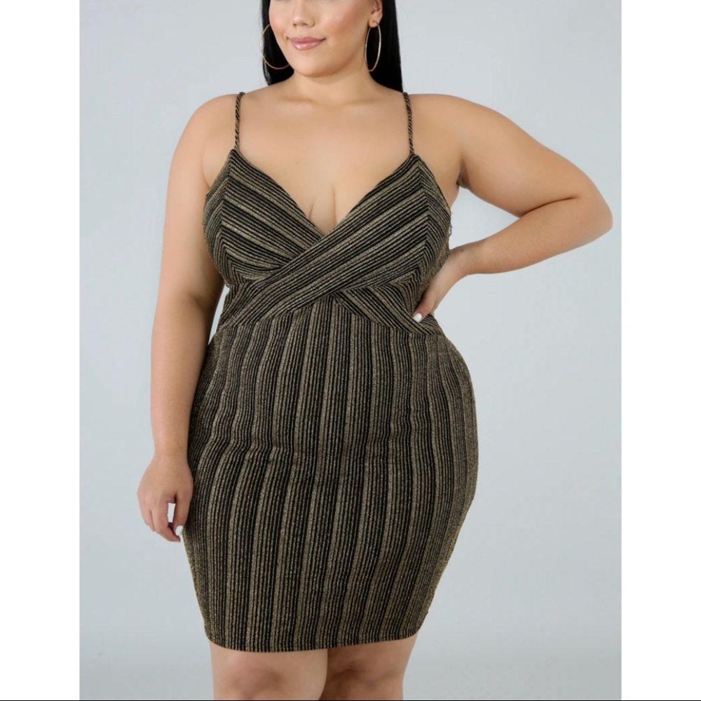 Plus Size Body-con Mini Dress